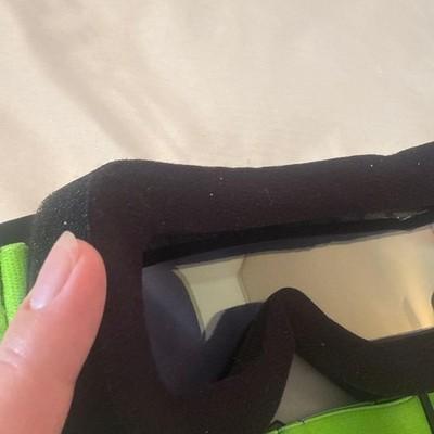 DRAGON Ski Snowboard Goggles Green Mirror Lens Logo Strap Winter Sports Japan