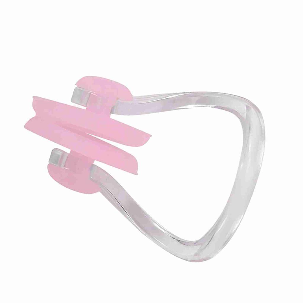 Wasserdichter Schwimm-Silikon-Trainings-Sport-Schutz-Nasenclip(Rosa)