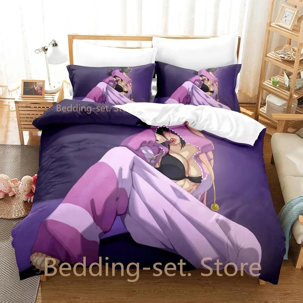 Juri Han Bedding Set Single Twin Full Queen King Size Bed Set Adult Kid Bedroom Duvetcover Sets 3D Print Anime Bed Sheet Set