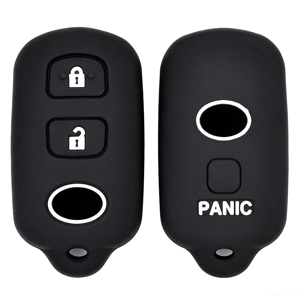For Toyota FJ Cruiser Highlander 4Runner Celica Camry Corolla Echo Prius Yaris Tundra Avalon Silicone Remote Key Fob Cover Case