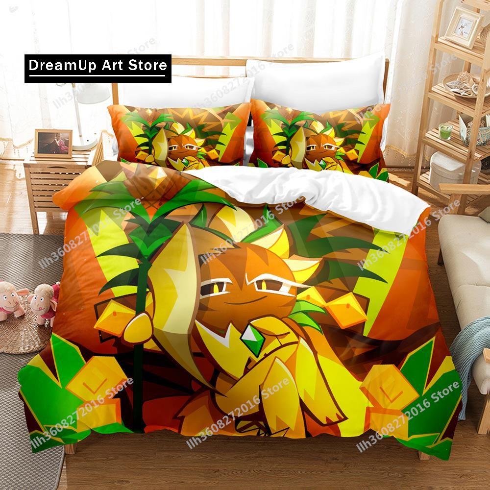 3D Printing Game Cookie Run OvenBreak Bedding Set Single Twin Full Queen King Size Bed Set Adult Kid Bedroom Duvet Cover Sets