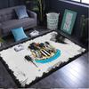 1PC rug Newcastle United Crest Carpet, Chair Rug,Area Rug for Office Bedroom living rooms bedroom, Doormat decor Christmas fan gifts