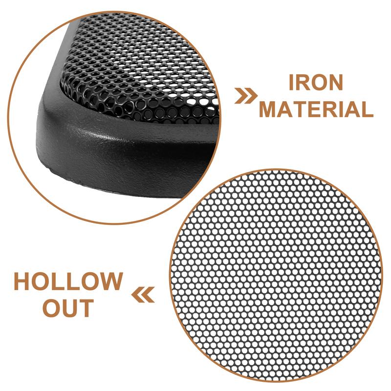 2pcs Speaker Grills 4 Inch Car Subwoofer Speakers Grill Covers Automotive Speaker Guard Audio Accessories