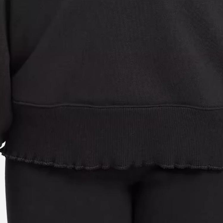 Nike Casual Warm Skin-Friendly American Vintage Sweatshirt Kids sweatshirt Black DJ5827-010