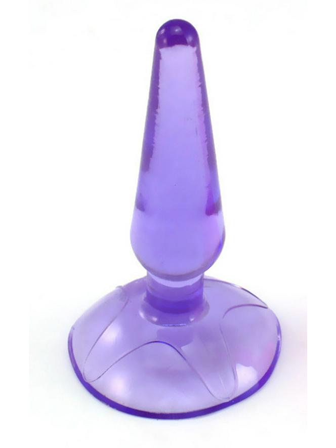 Unisex Silicone Suction Cup Anal Plug Dilator - Long Wear Adult Sex Toy