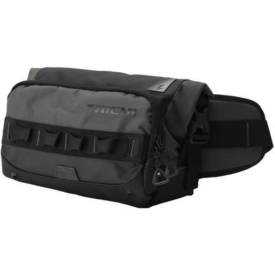 RS TAICHI Motorcycle Body Bag, Waist Bag, Waist Pouch, Waterproof, Touring, Unisex Adult, WP Hip Bag, RSB279 CHARCOAL, Capacity 5L