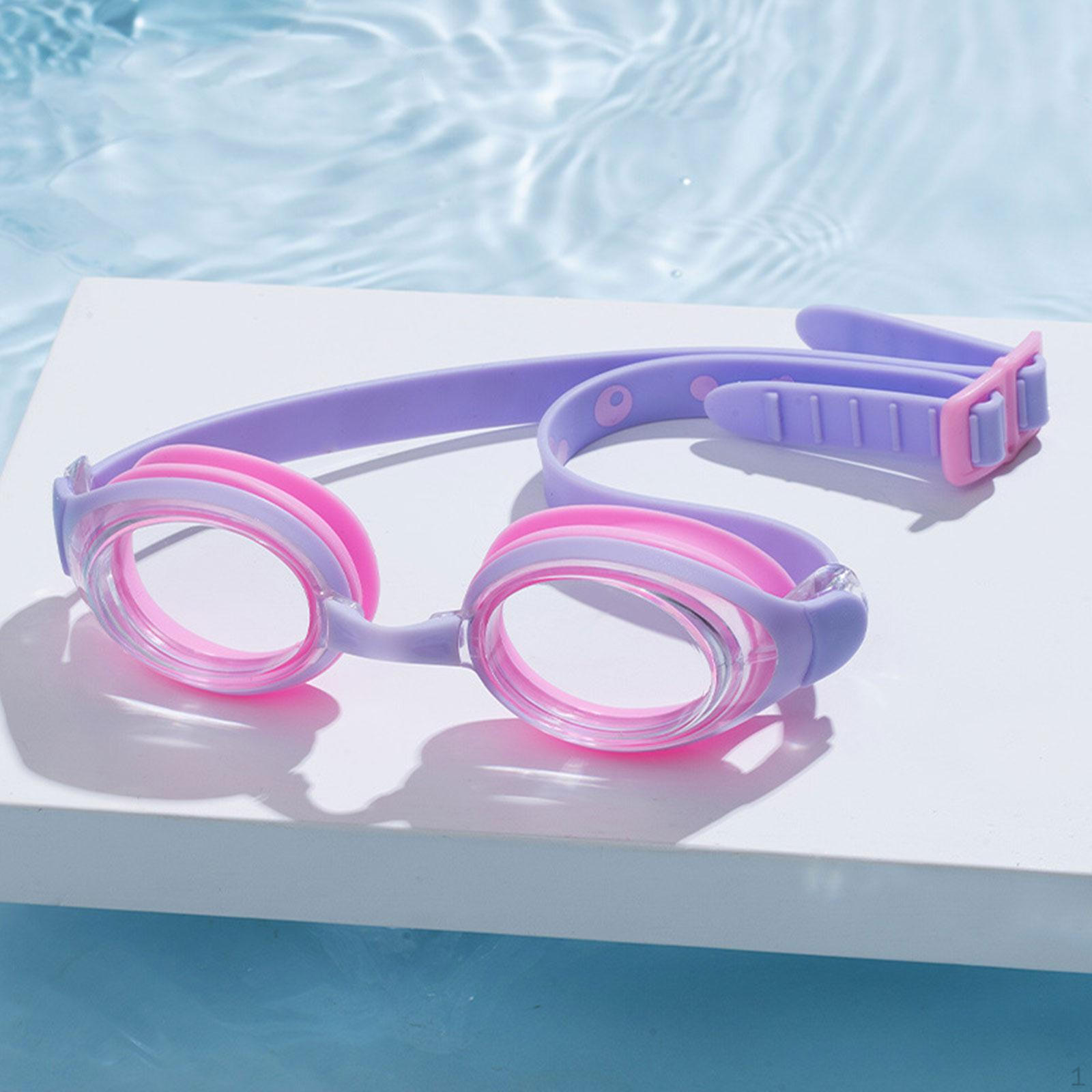 

Children s Swim Goggles for Water Activities, No Leak Design Boys And Girls Violet Red