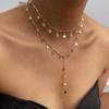 Starry Night Pendant Necklace With Long Tassels For Women And Style