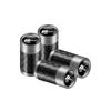 W130Car Accessories Carbon Fiber Wheel Tire Valve Caps Stem Case For Volkswagen Golf Passat Jetta Tiguan Polo GTI Beetle Vento Rline