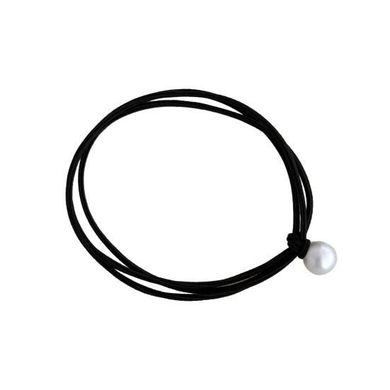 

10PCS Hair Rope with Pearl Decoration High Elastic Strong Toughness Rubber Bands No Slip Versatile Headband for Commuting Casual
