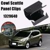 2pcs Auto Radiator Grille Buckle Car Rainboard Clip Car Glass Below Panel Clamp Car Accessories for Ford Focus 1998- 1329640
