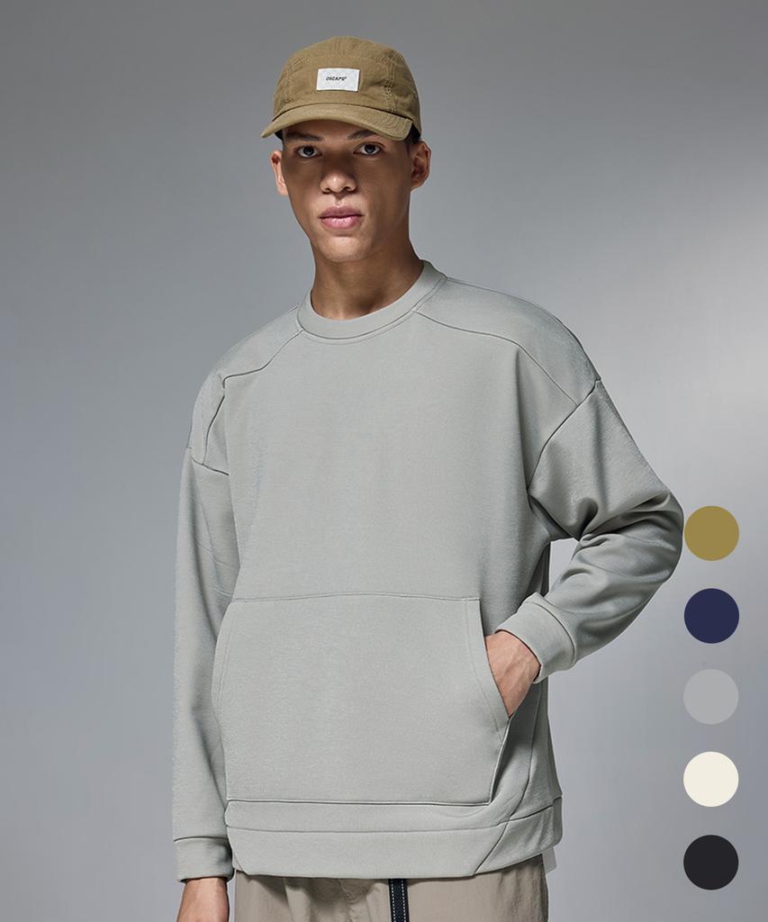 Beoteunseoul 4-Way Stretch Airflex Crew Neck Sweatshirt (5 Colors)