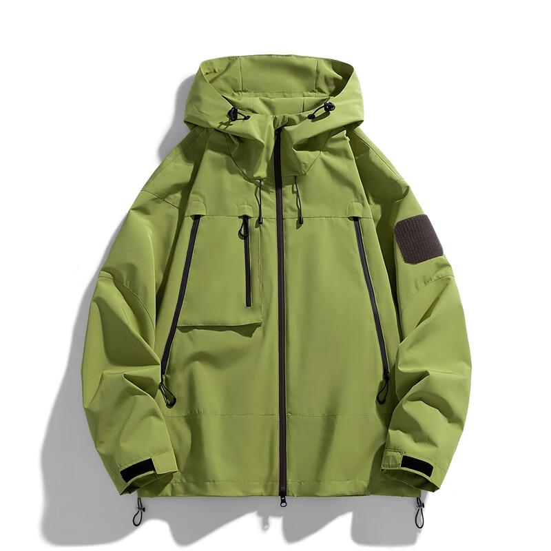 JOHLIN DREAM Couple s Hooded Outdoor Windbreaker Jacket 3XL