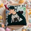 Kpop AAteez CChoi San Cushion Cover Plush Fabric Soft DoubleSided Printed Sofa Warm Winter Home Gift Pillow Cover