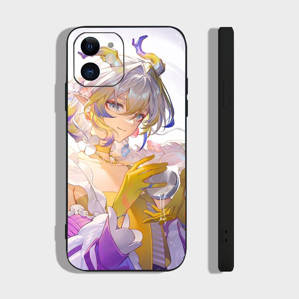 Shu Animated Game A-Arknights Phone Case For IPhone 17 Air 16 15 14 13 Pro Max 11 12 Black Silicone Cover