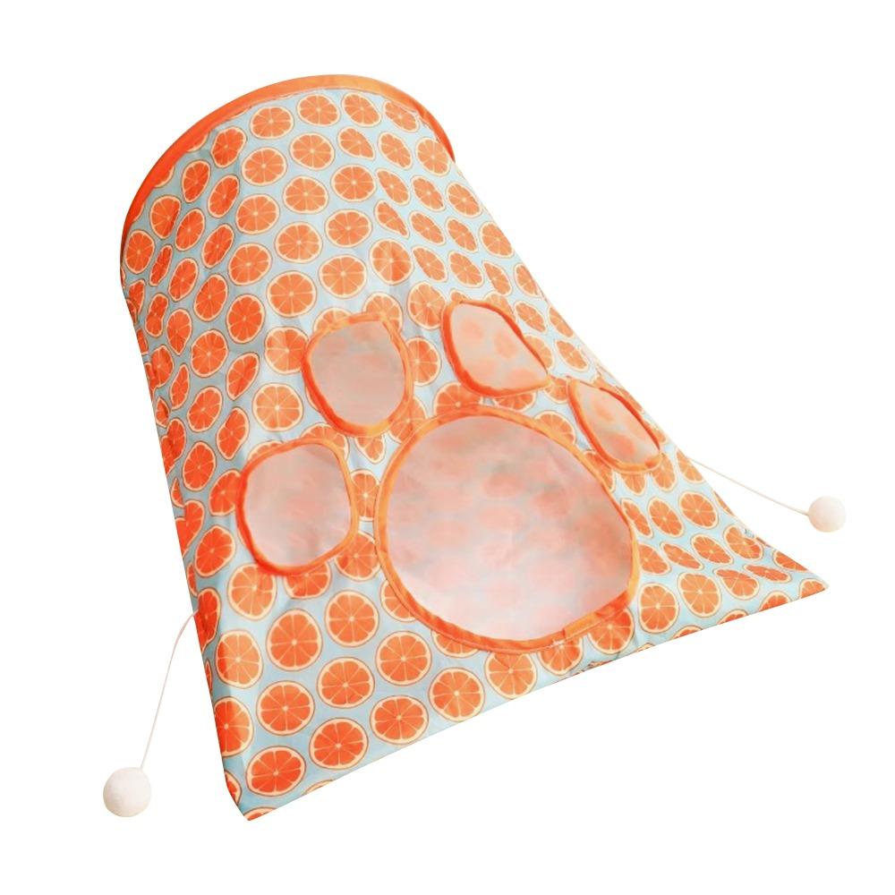 Rolling Ground Cat Teaser Tunnel Interactive Cat Tunnel Toy  Cat Playing Interactive Games
