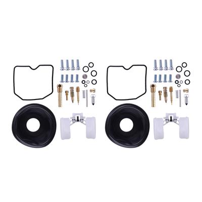 2 Jeux de Kits de Joints de Cuve et de Membrane de Flotteur de Carburateur Carb pour Kawasaki ER500 ER5 2005 2004 2003 2002 2001 2000 1999 1998