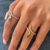 European and American snake ring titanium steel non-fading ring stainless steel rings