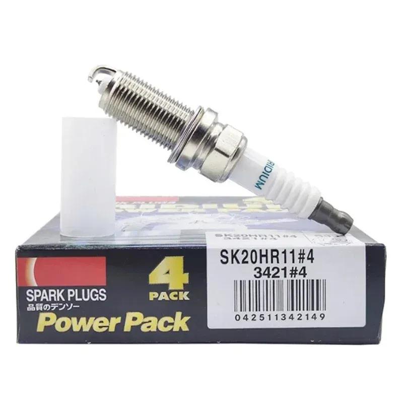 4/6PCS Iridium Spark Plug 3421 SK20HR11 for Suzuki SX4 S-CROSS Vitara Toyota FJ Cruiser Fortuner Volvo S60 S40 C70 XC60 XC70 V50