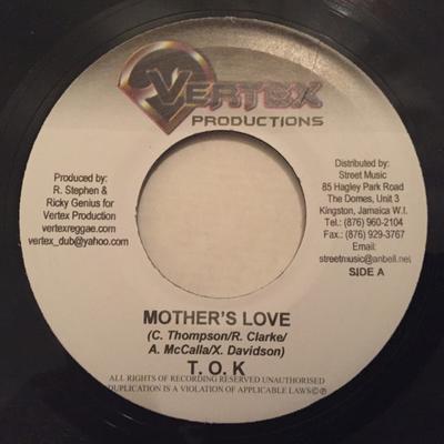 7-Zoll-Schallplatte TOK. - Mutterliebe KEINE Vertex Producti 2005 Jamaika Reggae, Ska & Dub Gebraucht