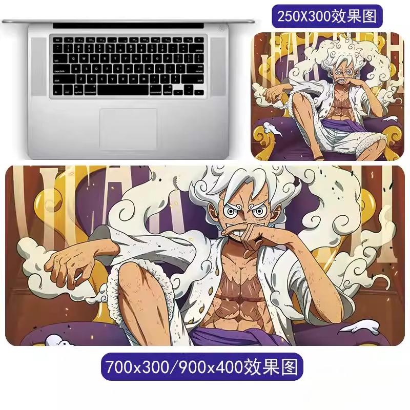 Cartoon Anime ONE PIECE Mouse Pad Oversized One Piece Roronoa Zoro Monkey D. Luffy Animation Game Office Computer Desk Mat Two-dimensional Peripheral