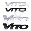 3D Metal VITO Logo Badge Car Stickers Car Rear Trunk Emblem Logo Decor Auto Body Styling Car Styling Accessories