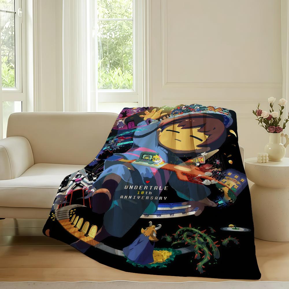 Adventure game u Undertale Blanket For Sofa Office Bed Plane Travel Sleep Read Relax Camping Soft And Warm