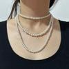 Accessories Cold Wind Retro Beaded Multi-layer Necklace Necklace Imitation Pearl Niche Design Necklace Female