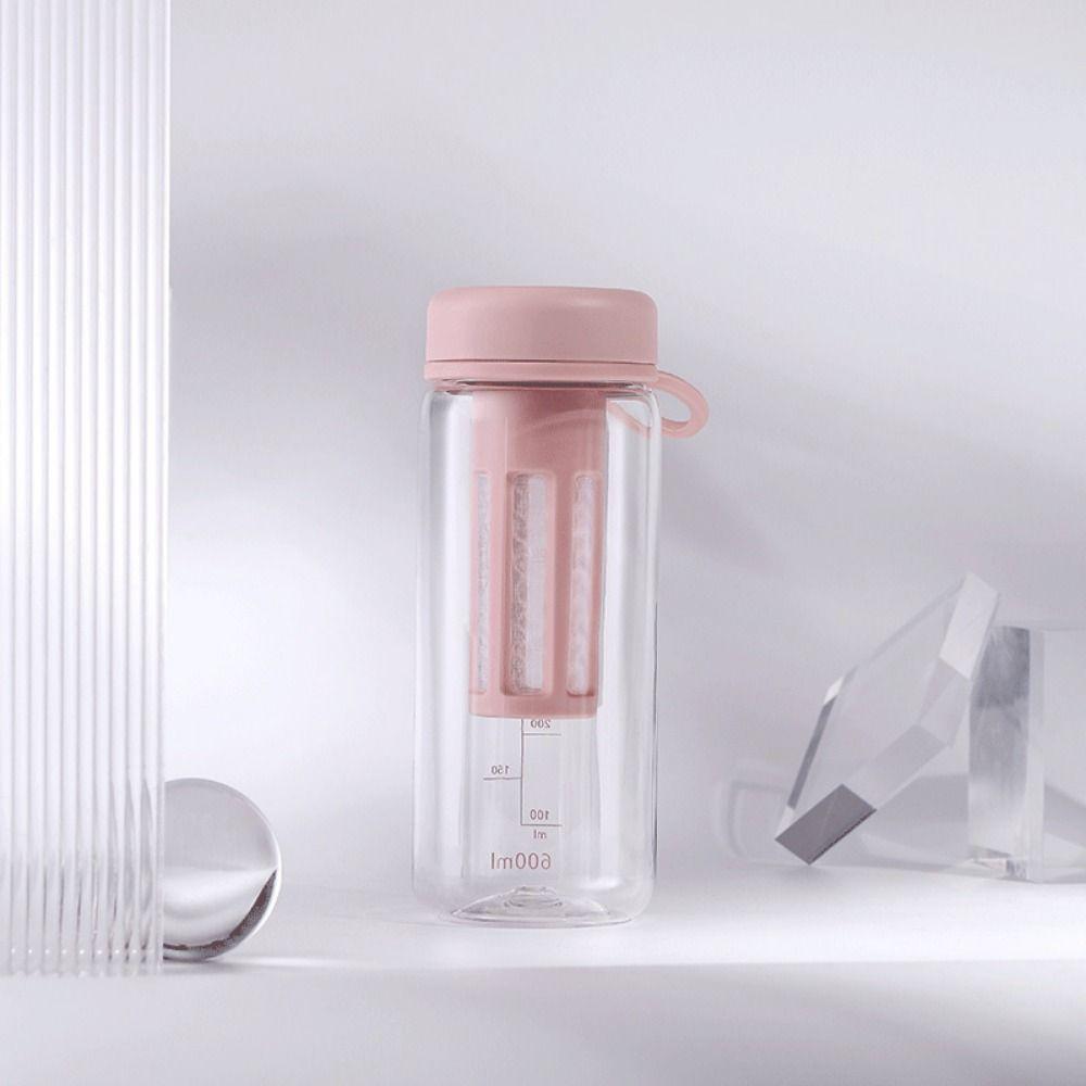 Soft Silicone Handle Cold Brew Coffee Maker Large Capacity Portable Water Bottle  Summer Season