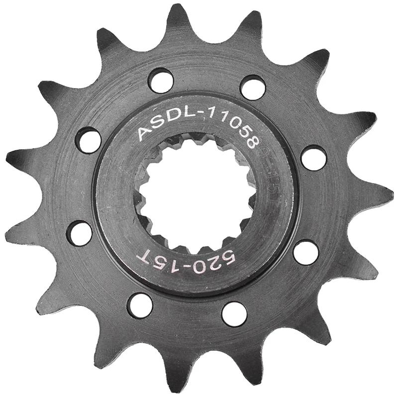 520-15T 520-16T 520-17T Front Sprocket Gear Wheel Cam For  KT/M 890 Adventure R Rally  620 EGS-E Adventurer 620 SC Supermoto 15T