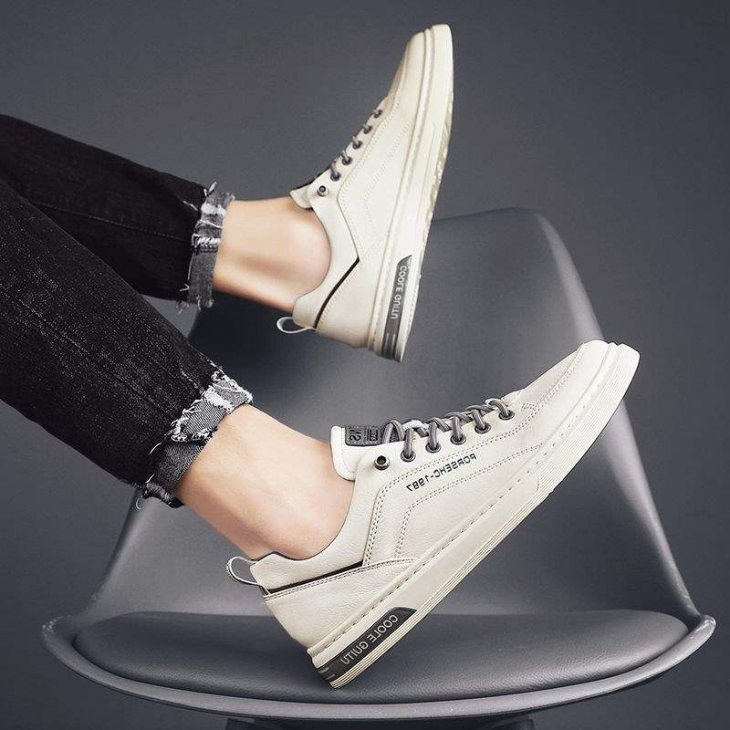 

Autumn Martin boots Men s British high-top boots New mid-top leather shoes Black tooling Chelsea short boots 44