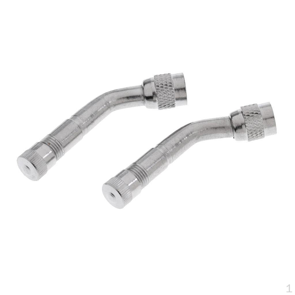 2 pièces Valve de tige de pneu Tube Extension Adaptateur Camion 45/90/135 Degrés