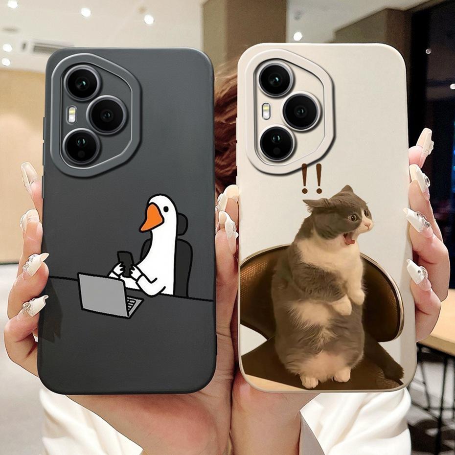 Cute Cartoon Phone Case For Honor 400 Pro Honor400 Soft Silicone Shockproof Cover For Honor 400 400Pro 5G Cases Bumpers