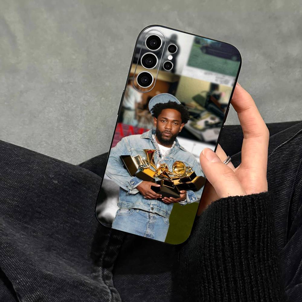 Rapper Kendrick Lamar Handyhülle Für Samsung S25,S24,S21,S22,S23,S30,Ultra,S20,Plus,Fe,Note,10,9,5G Schwarze Abdeckung