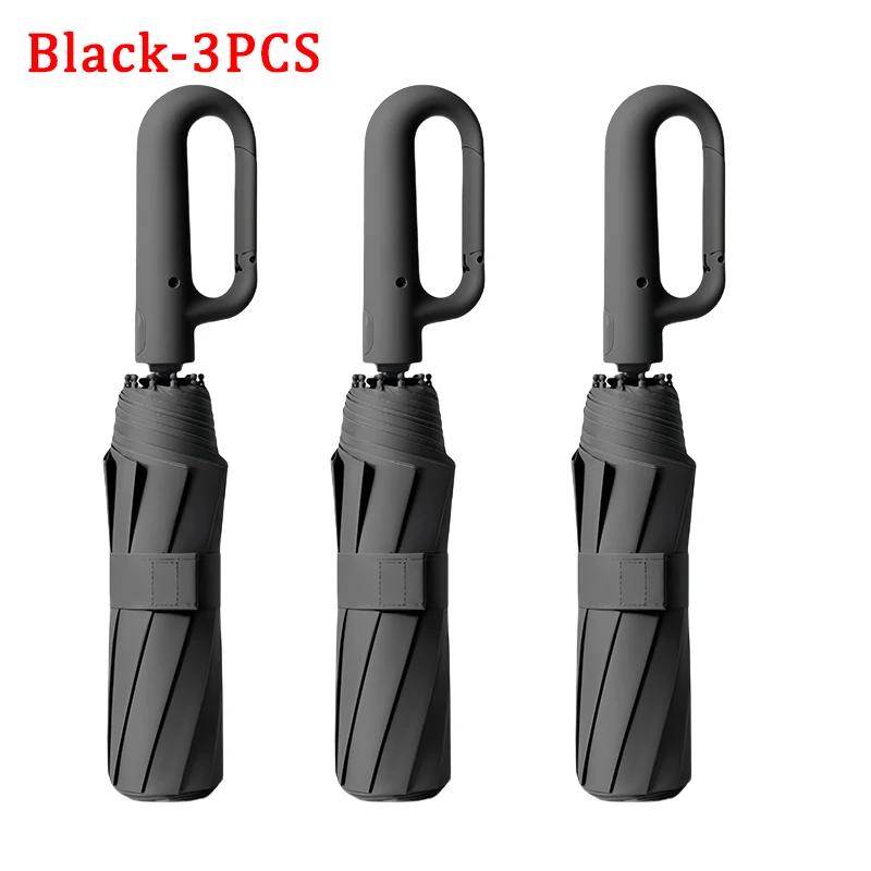 1/3/5 шт. полностью автоматический зонт с пряжкой-кольцом — фото 12