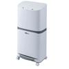 Double-Layer Pedal Trash Bin Kitchen Garbage Dry Wet Separation Covered Containers Living Room Waste Organizer