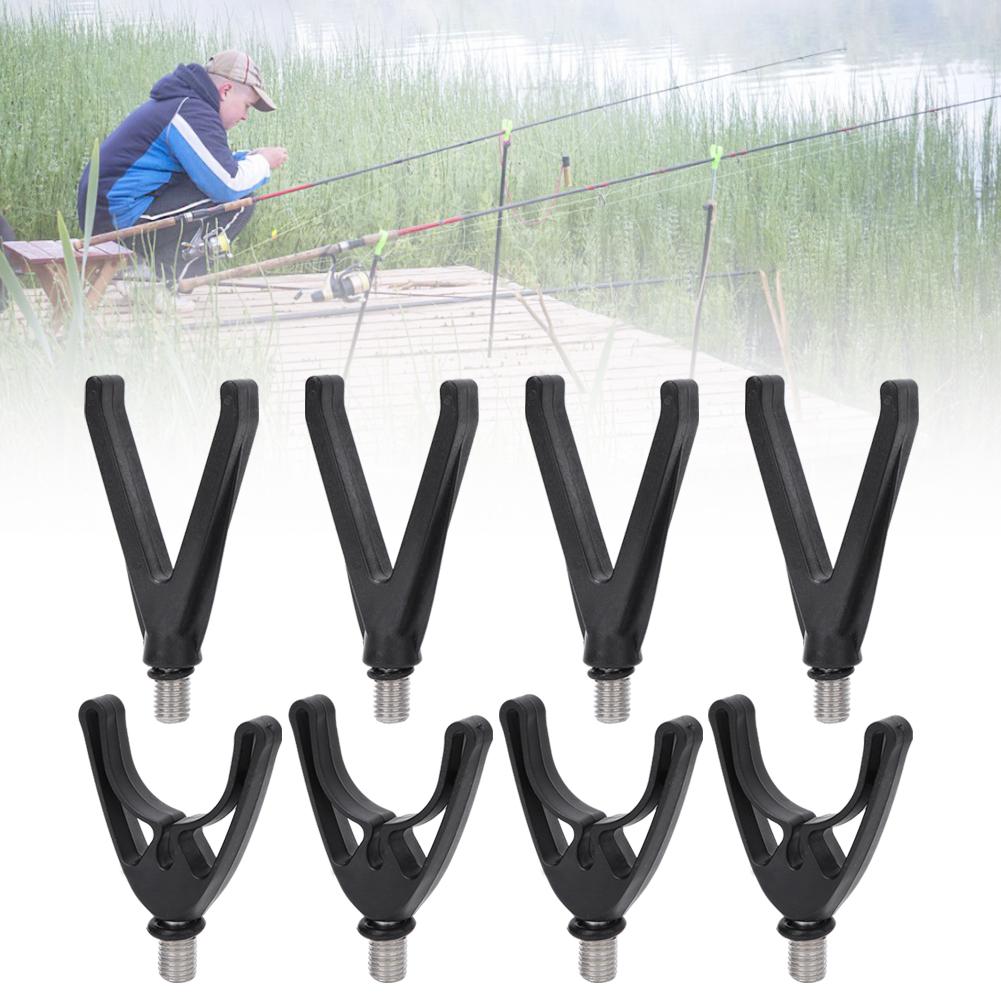 8PCS Plastic Durable Flexible Fishing Rod Alarm Holder Head Fish Pole Bracket Tool Accessory