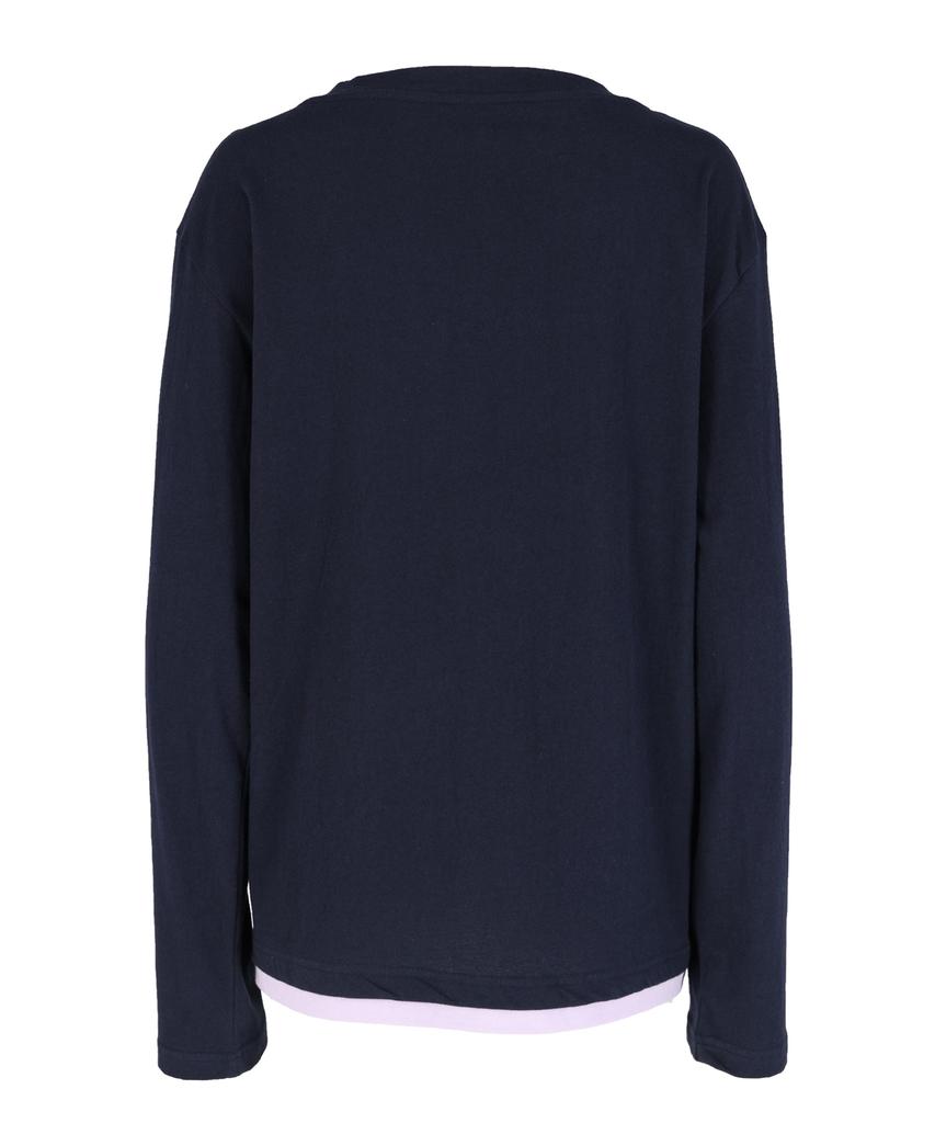 Sayu Pure Layered T-Shirt Navy