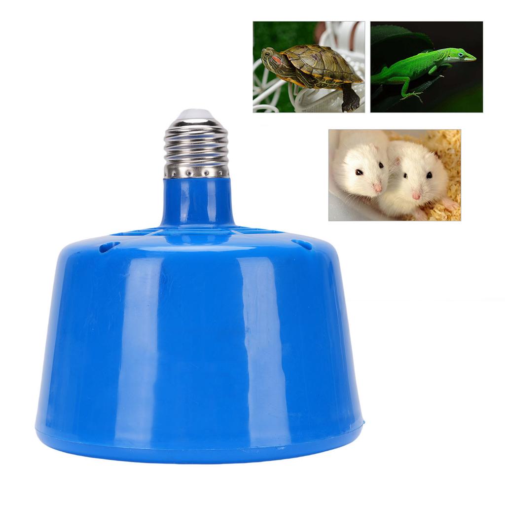 Reptile Heat Bulb Safe Temperature Control Waterproofing Energy Saving Chicken Heat Lamp Bulb for Pet Cages Coops
