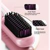 Cordless Hair Straightener With Adjustable Precise Temperature Control Portable Rechargeable Straightening Comb