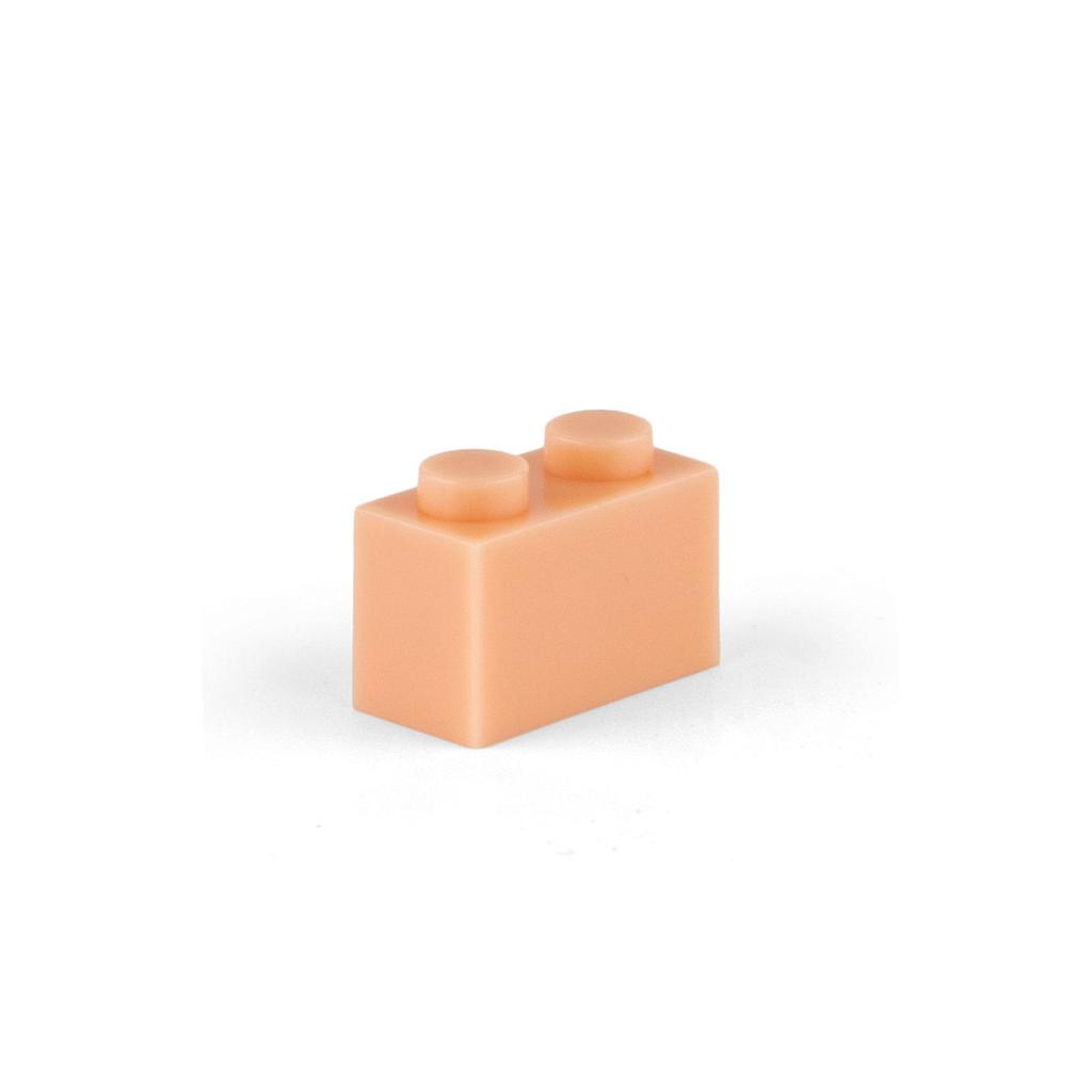Non-Toxic 100Pcs Diy Building Blocks Thick Figures Bricks 1X2 Dot Educational Creative Size Compatible With 3004 Plastic Toys For Children