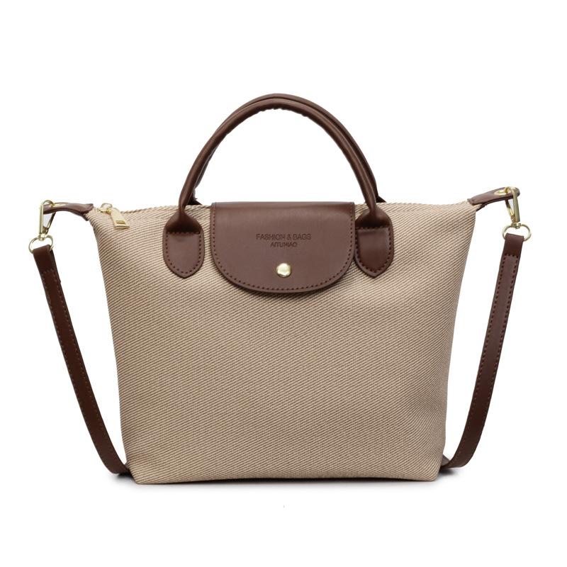 Today's Popular Niche Design Contrasting Color Bags Women's New High-end Versatile Messenger Bags Commuter Handbags