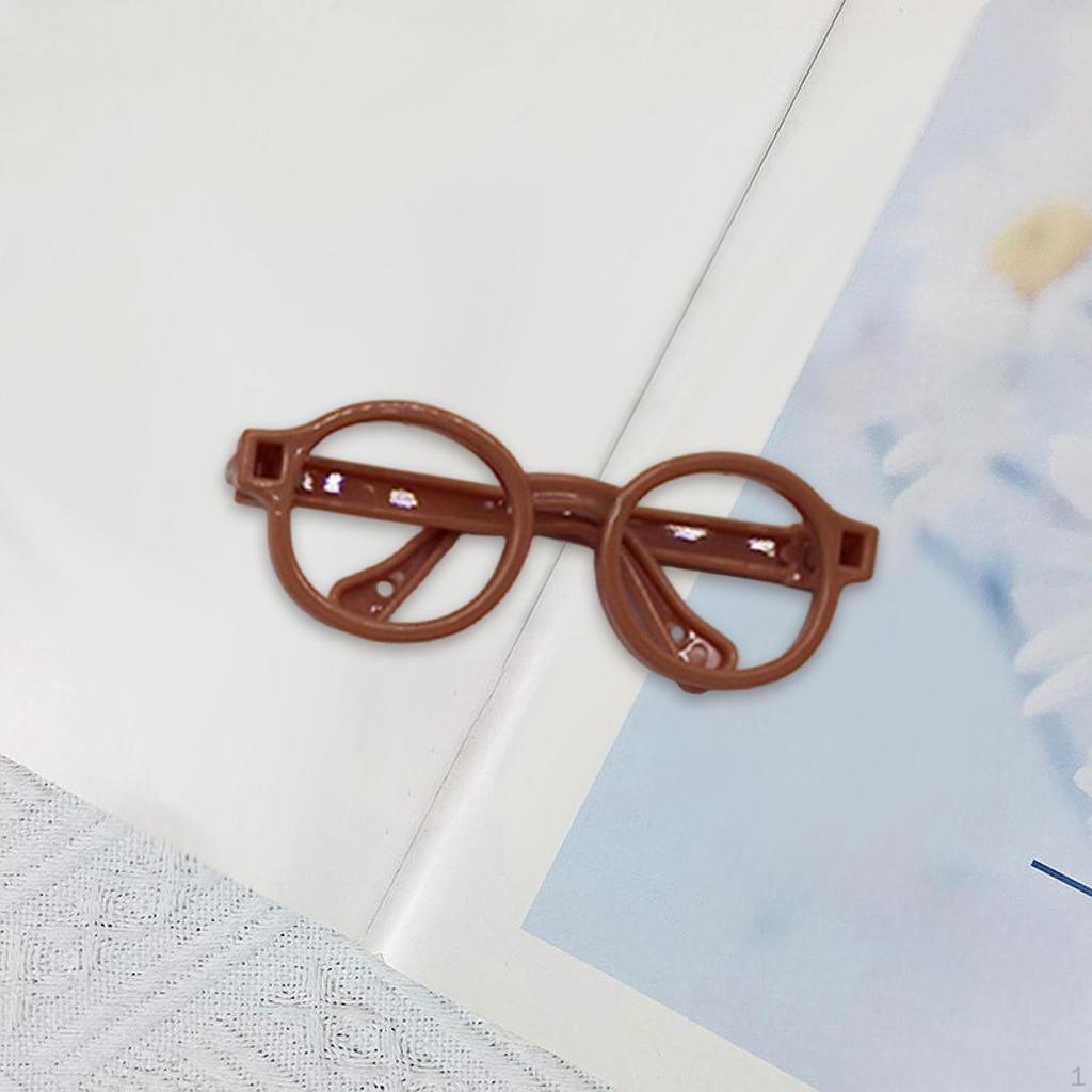 Doll Glasses Costume Accessories Eyewear Figure Dress up Eyelgasses for Pretend Play