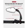 WEST BIKING Bicycle Rear View Mirror 360 Degree Rotate for Bike MTB Bicycle Electrical Bike Wide-Range Adjustable Angles Mirror