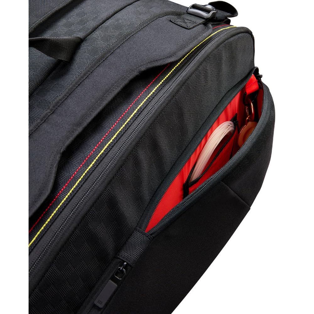 Wilson PRO STAFF CLASSIC Tennisschläger-Tasche für bis zu 12 Schläger in Schwarz WR8053801001 - (basierte mittelschwere Schläger) -