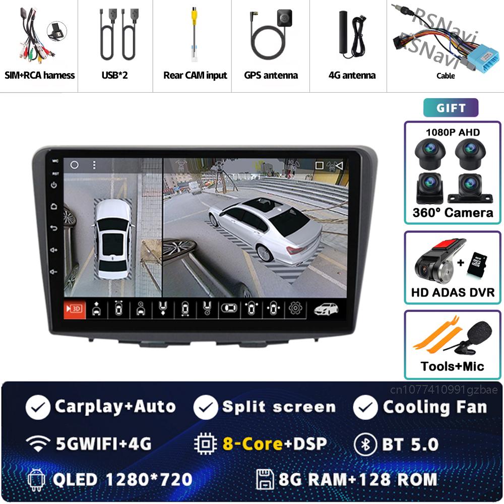 Android 14 Carplay Auto For Suzuki Baleno 2016 2017 2018 2019 Car Radio Player Multimedia stereo Navigation 4G+WIFI Head Unit BT