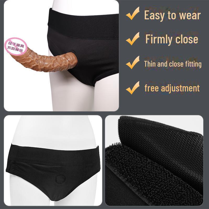 Pantaloni din piele pentru penis simulați purtabili Jiuai Masturbator feminin