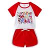 2026 Kids' Summer Outfit: Unisex Baby Short Sleeve T-shirt & Shorts Set for Casual Sports