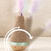 Tumbler Wobbler Toys for Cat Bite-resistant Chew Toy Feather Agave Teeth Cleaning Interactive Cat Toy Supplies
