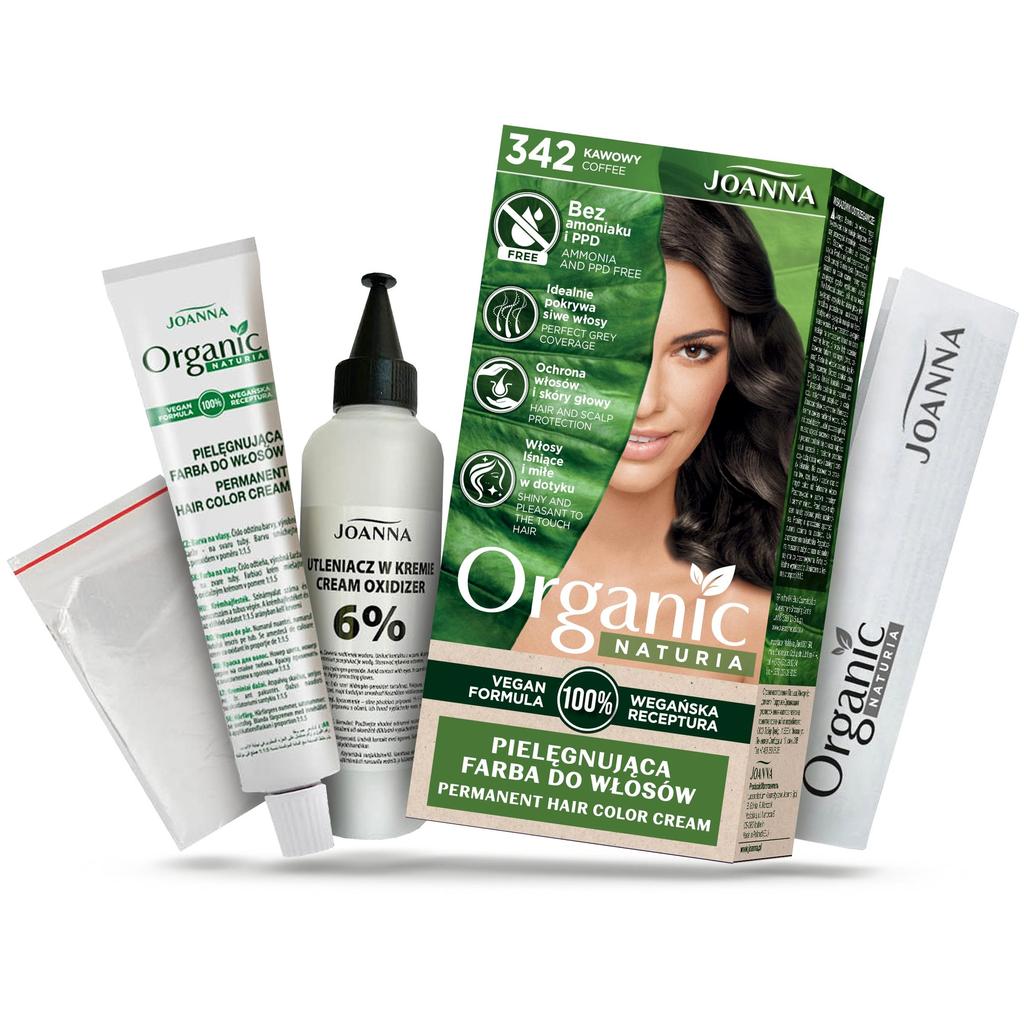 Naturia Advanced Organic Coffee Haarfarbe – 100 g natürlich angereicherte professionelle Färbelösung